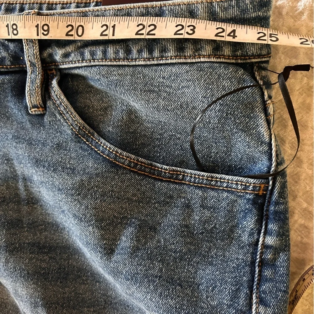 Ava & Viv Jorts Shorts Women Bermuda Cut Off High Rise Relaxed Fit Size 26